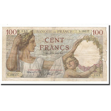 Banconote, Francia, 100 Francs, 1941-01-30, MB, Fayette:26.45, KM:94