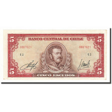 Cile, 5 Escudos, Undated (1964), KM:138, FDS