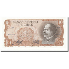 Billet, Chile, 10 Escudos, Undated, KM:143, NEUF