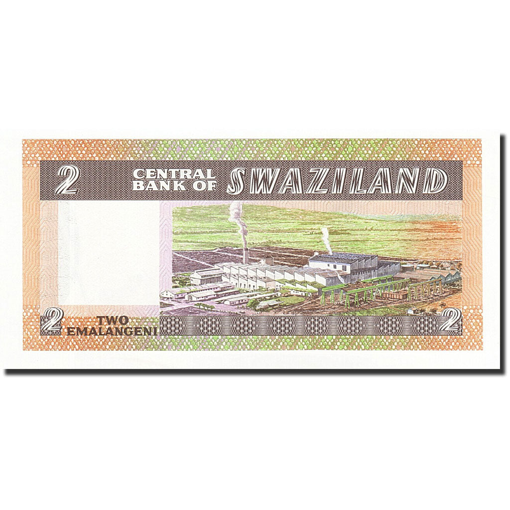 Banknote, Swaziland, 2 Emalangeni, UNDATED (1984), KM:8b, UNC(65-70)