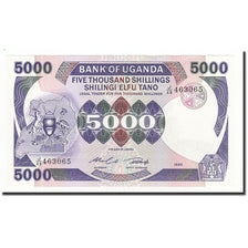 Banknote, Uganda, 5000 Shillings, 1986, KM:24b, UNC(65-70)