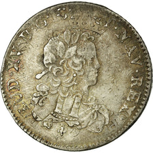 Moneda, Francia, Louis XV, 1/3 Écu de France, 1/3 Ecu, 1721, Lille, BC+, Plata