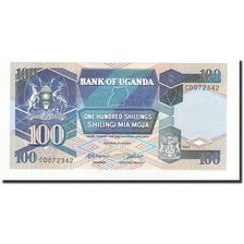 Biljet, Oeganda, 100 Shillings, 1987, KM:31a, NIEUW