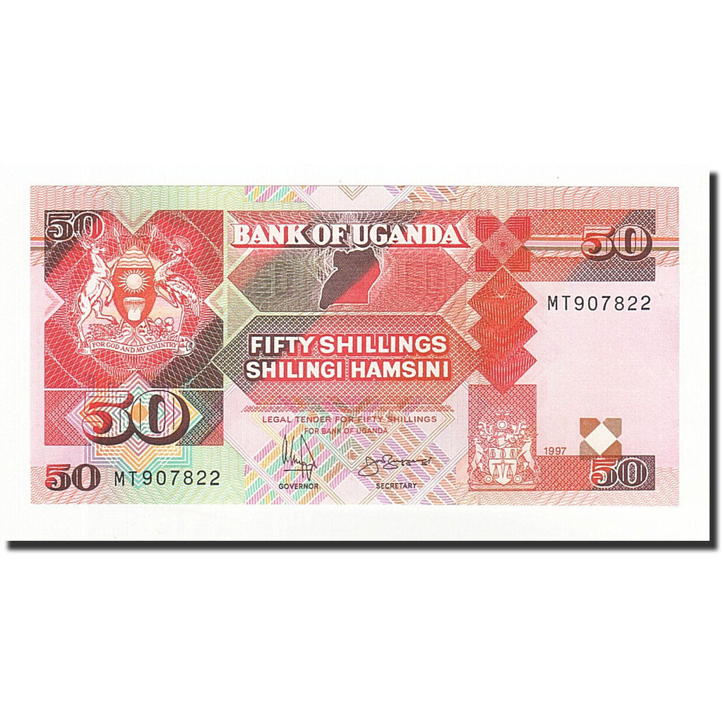 Banknote, Uganda, 50 Shillings, 1997, KM:30c, UNC(65-70)