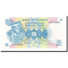 Uganda, 5 Shillings, Undated (1977), KM:5a, FDS