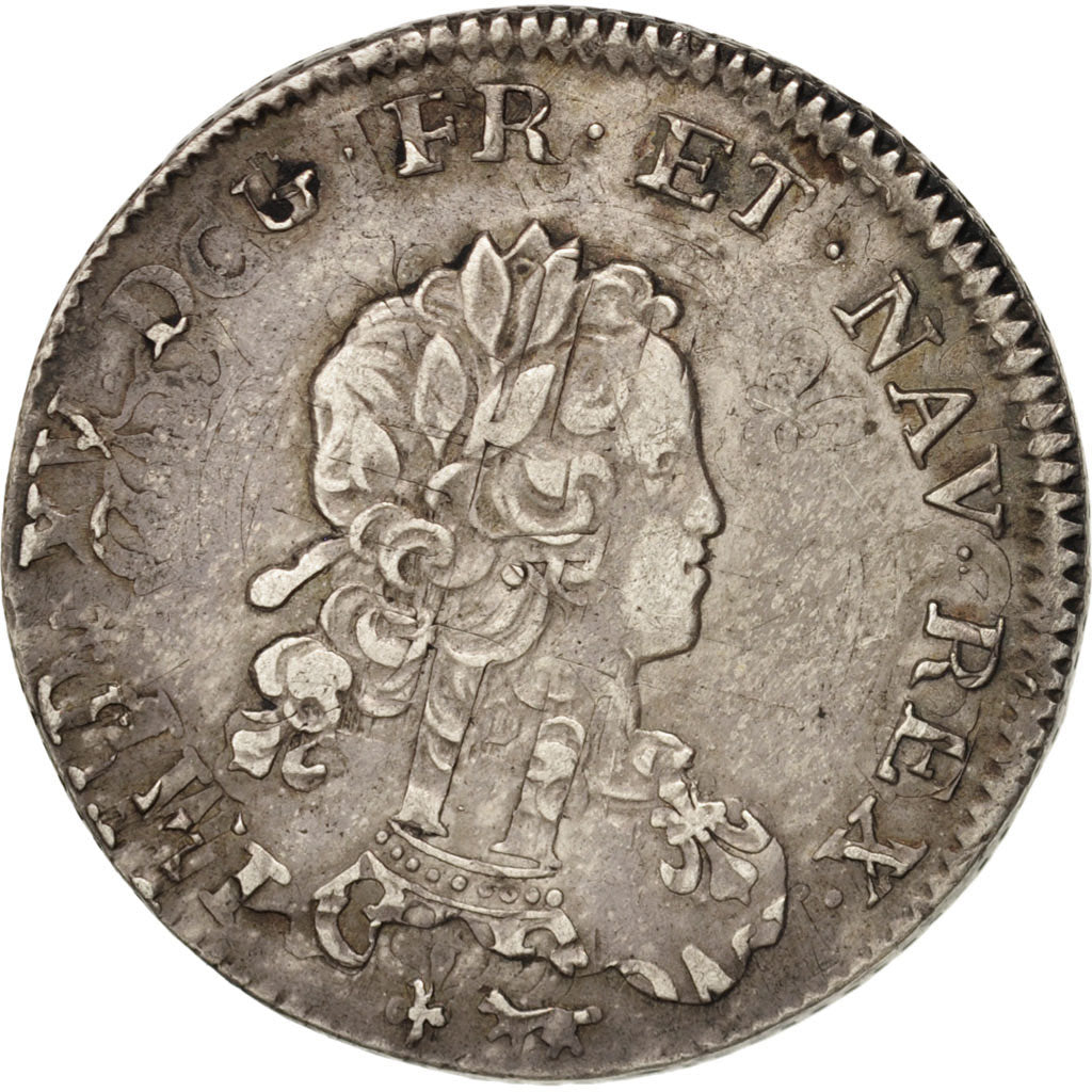 France, Louis XV, 1/3 Écu de France, 1720, Paris, VF(30-35), Silver, KM 457.1