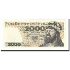 Poland, 2000 Zlotych, 1982-06-01, KM:147c, UNC(65-70)