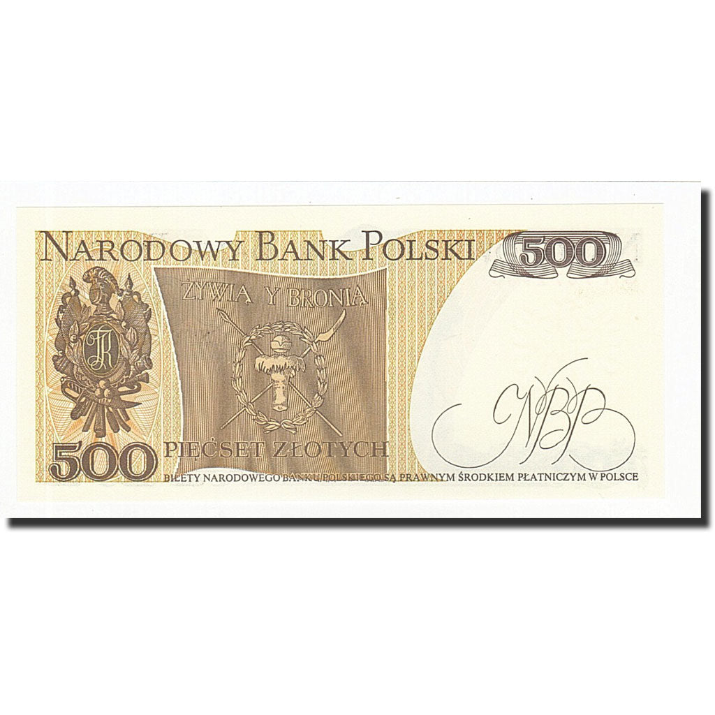 Banknote, Poland, 500 Zlotych, 1982-06-01, KM:145d, UNC(65-70)