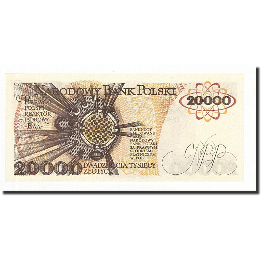 Polonia, 20,000 Zlotych, KM:152a, 1989-12-01, FDS