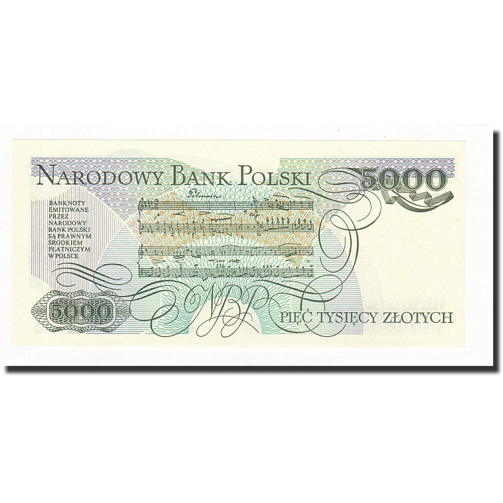 Banknote, Poland, 5000 Zlotych, 1982-06-01, KM:150a, UNC(65-70)