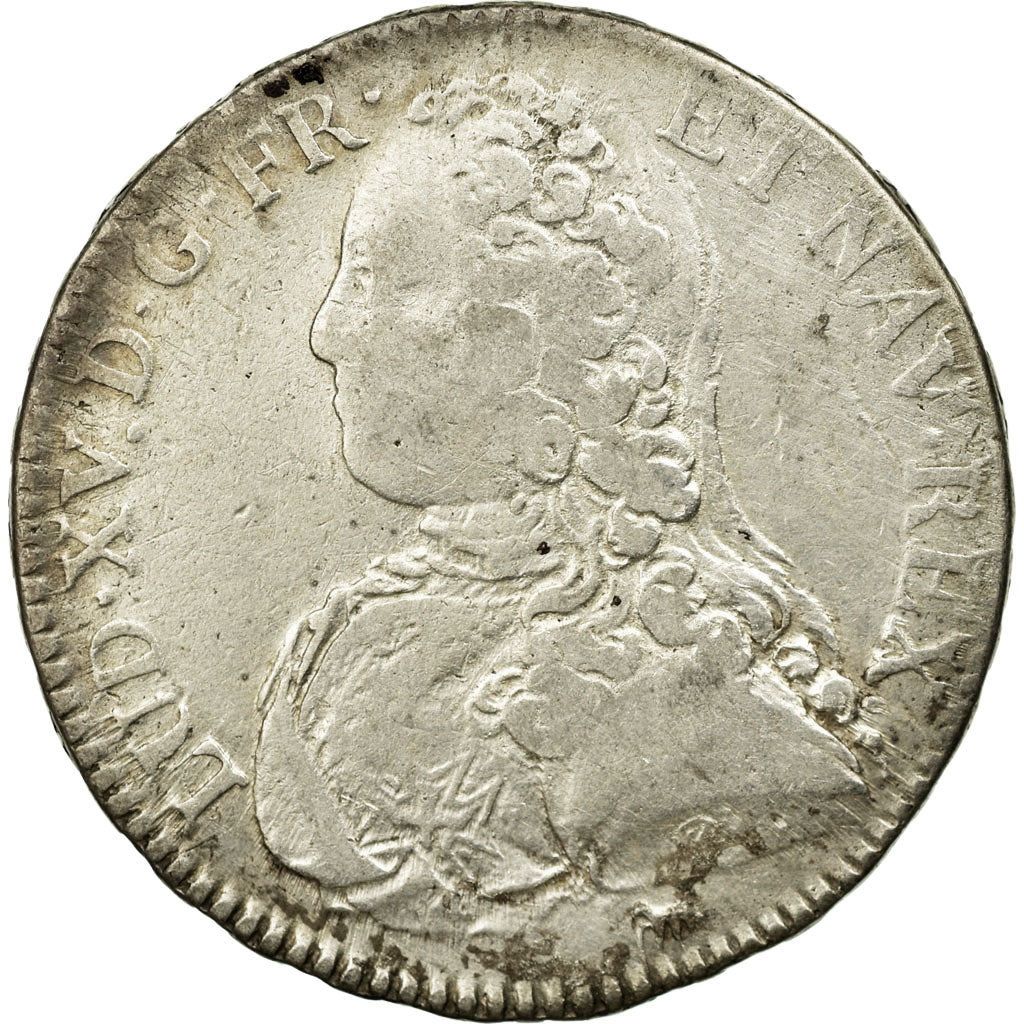 Moneta, Francja, Louis XV, 1/2 Écu aux branches d'olivier, 1/2 ECU, 44 Sols