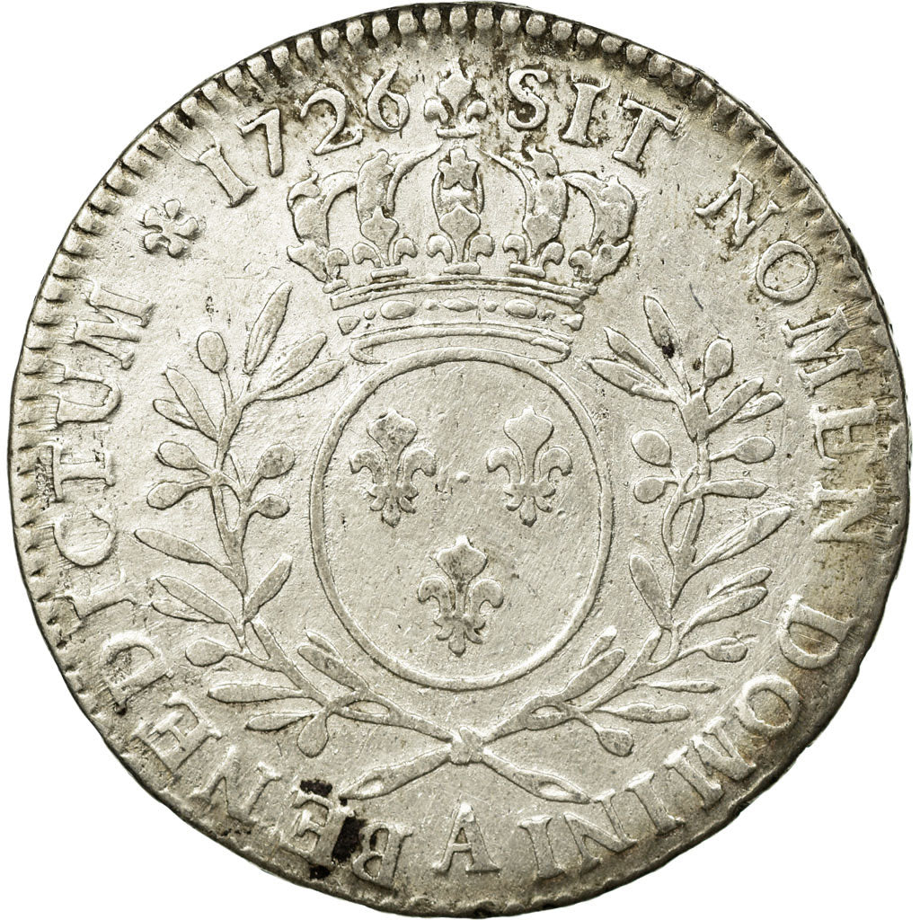 Moneta, Francja, Louis XV, 1/2 Écu aux branches d'olivier, 1/2 ECU, 44 Sols