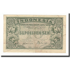 Biljet, Indonesië, 10 Sen, 1947-12-01, KM:31, TTB