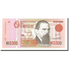 Billete, 2000 Nuevos Pesos, 1989, Uruguay, KM:68a, UNC