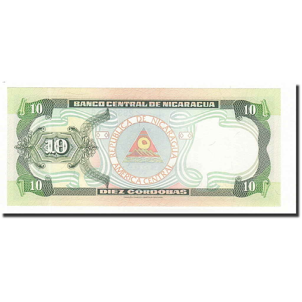 Geldschein, Nicaragua, 10 Cordobas, 1999, KM:188, UNZ