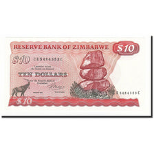 Simbabwe, 10 Dollars, 1983, KM:3d, UNZ