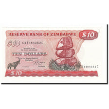 Banknote, Zimbabwe, 10 Dollars, 1983, KM:3d, UNC(65-70)