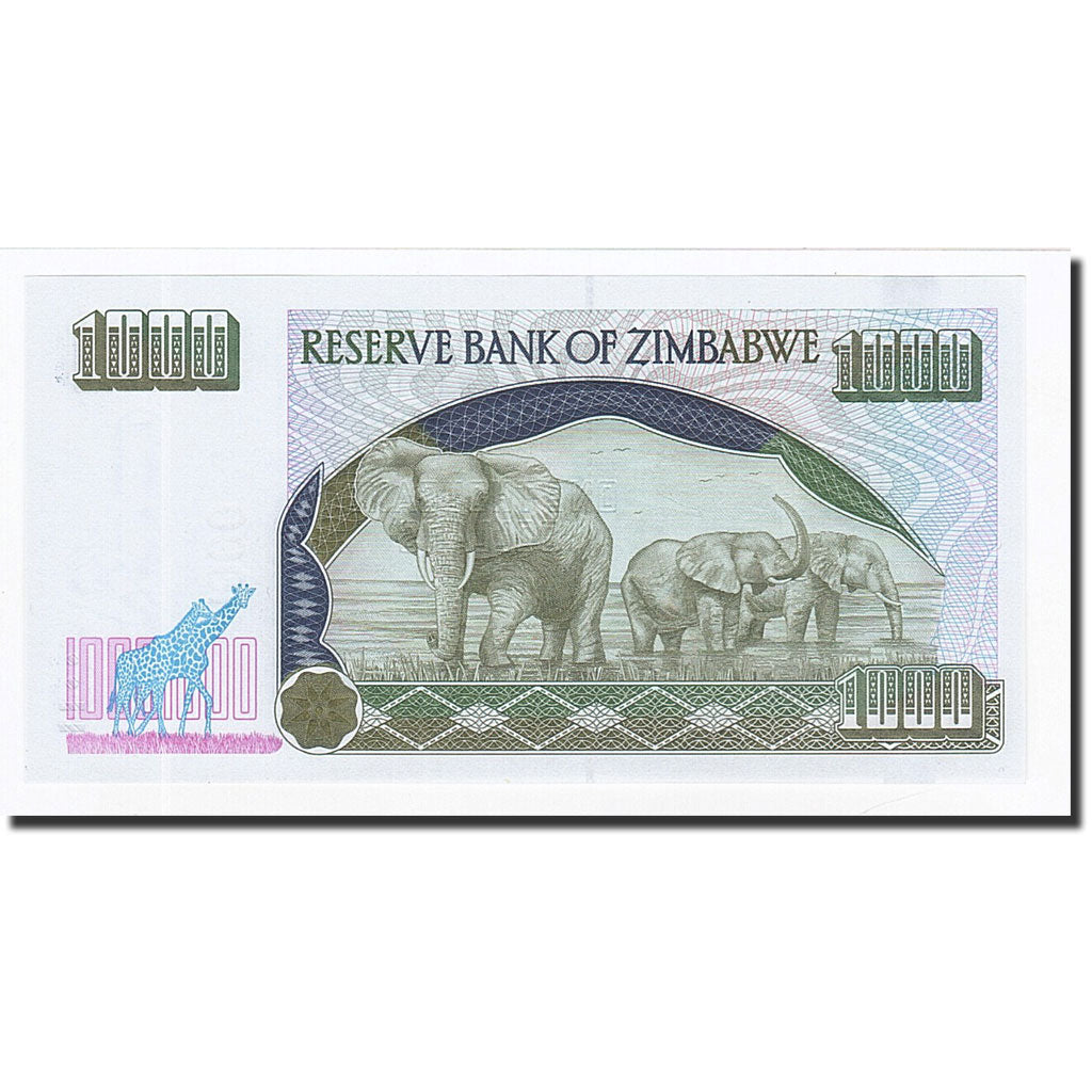 Banconote, Zimbabwe, 1000 Dollars, 2003, KM:12a, FDS