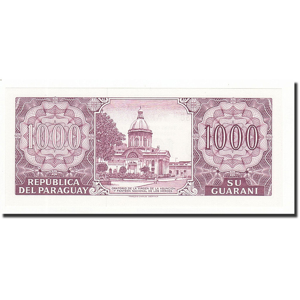 Billete, 1000 Guaranies, 2003, Paraguay, KM:214c, UNC