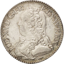 Coin, France, Louis XV, 1/5 Écu aux branches d'olivier, 24 Sols, 1/5 ECU, 1726