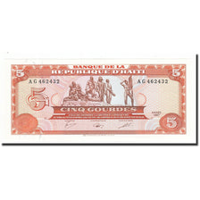 Banknote, Haiti, 5 Gourdes, 1987, KM:246a, UNC(65-70)