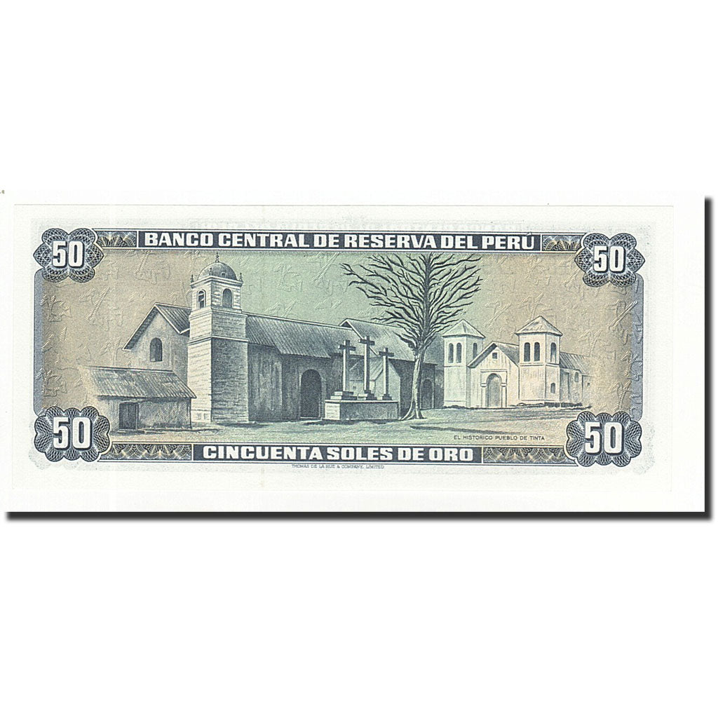 Geldschein, Peru, 50 Soles De Oro, 1975-10-02, KM:107, UNZ