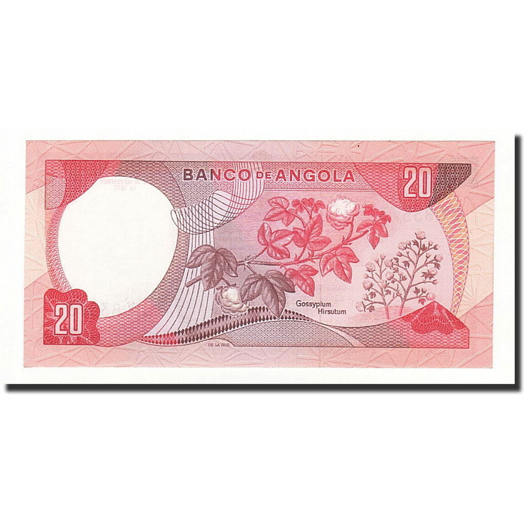 Banconote, Angola, 20 Escudos, KM:99, 1972-11-24, FDS