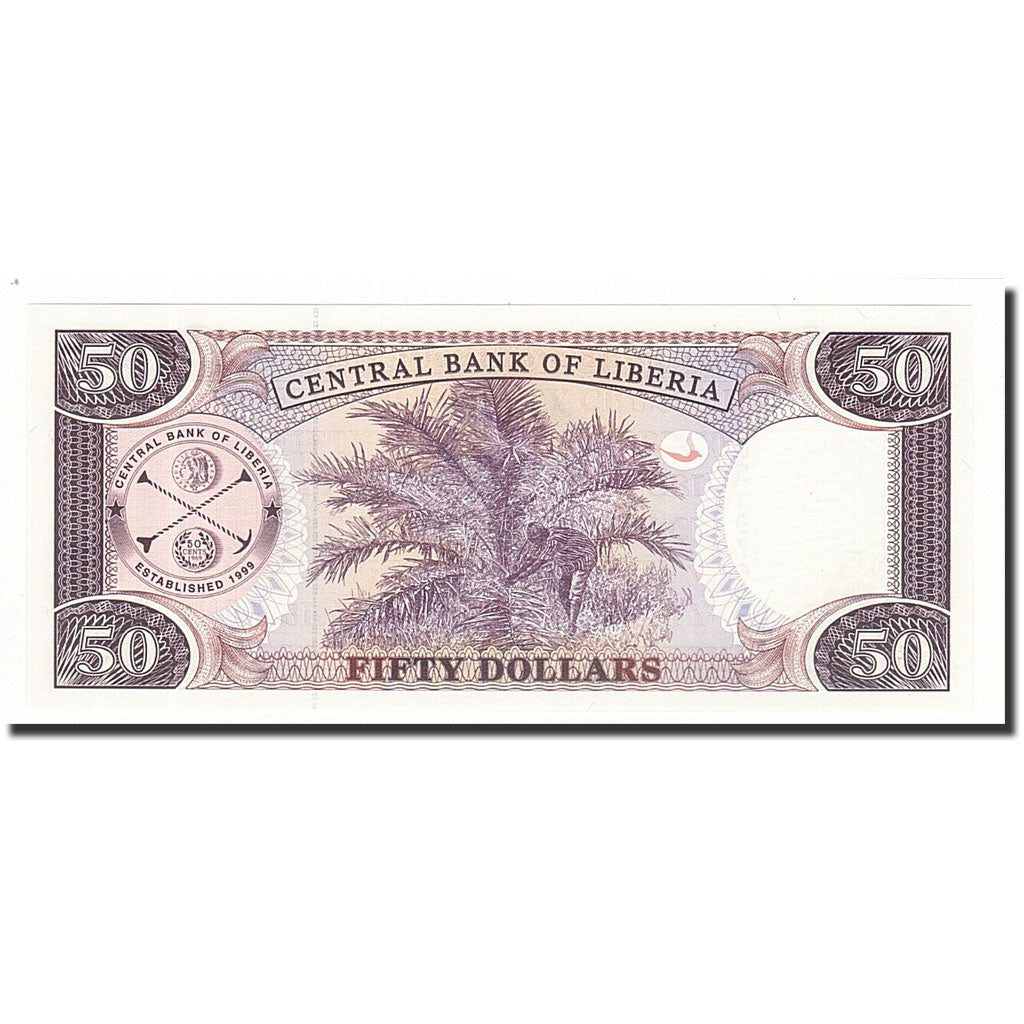 Geldschein, Liberia, 50 Dollars, 2009, KM:29d, UNZ
