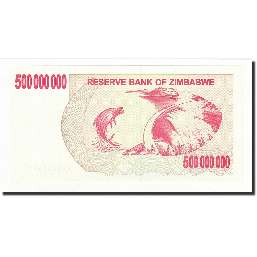 Banknote, Zimbabwe, 500 Million Dollars, 2008-05-02, KM:60, UNC(65-70)