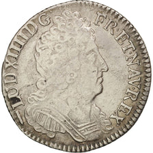 France, Louis XIV, 1/10 Écu aux 3 couronnes, 1715, Lille, EF(40-45), KM 379.19