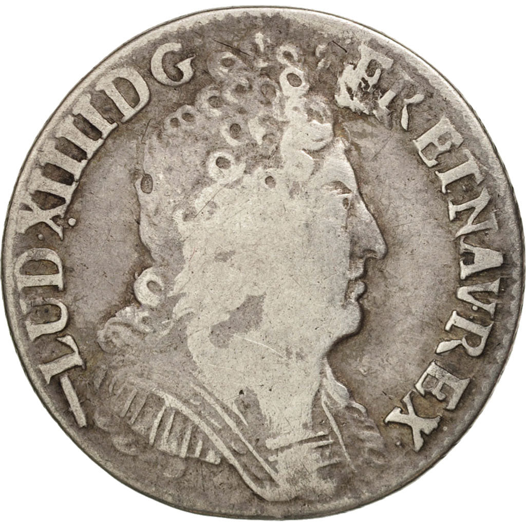Coin, France, Louis XIV, 1/10 Écu aux 3 couronnes, 1/10 Ecu, 1715, Lille