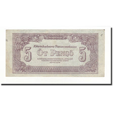 Banknot, Węgry, 5 Pengö, 1944, KM:M4a, VF(20-25)