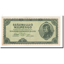Geldschein, Ungarn, 100 Million Milpengö, 1946-06-03, KM:130, SS+