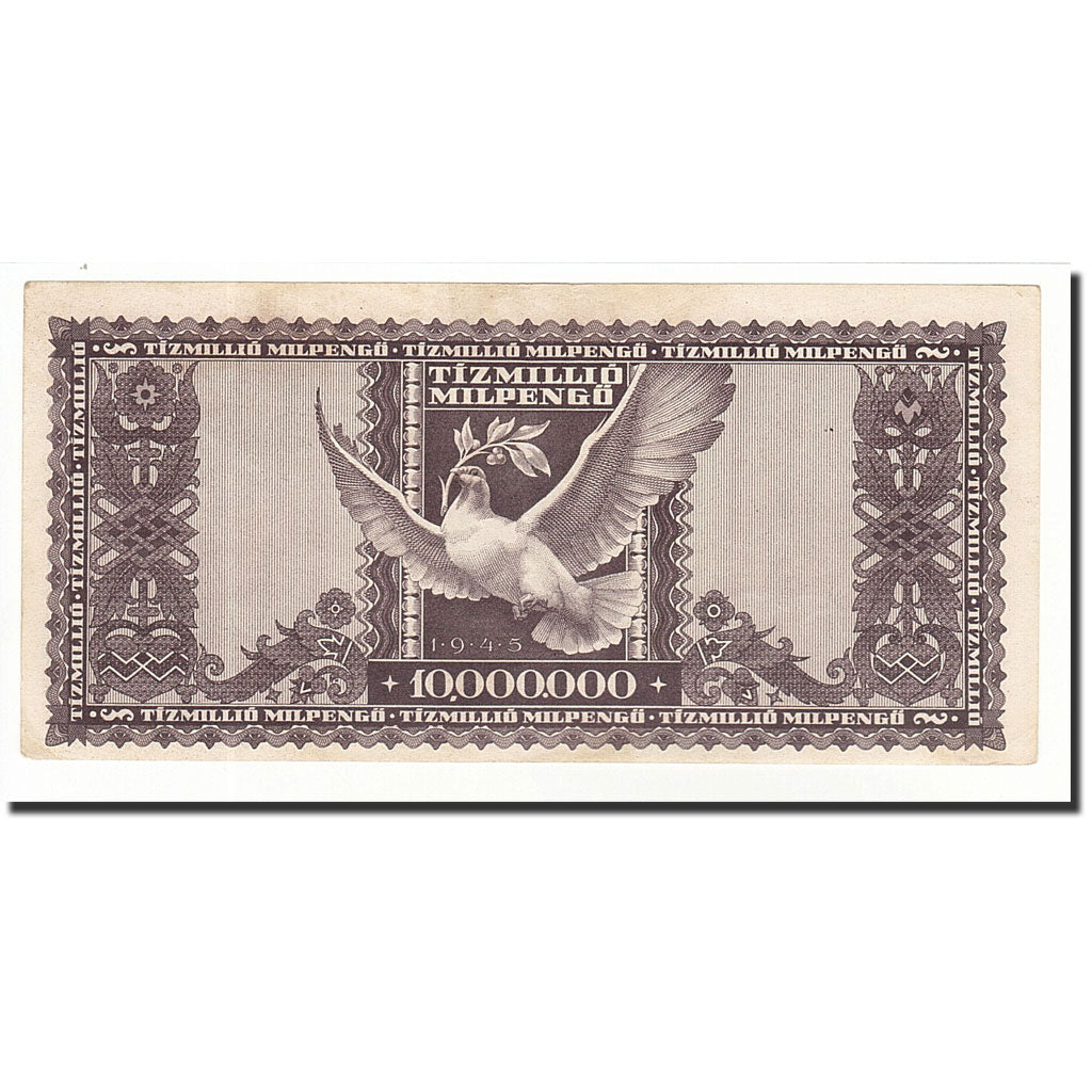 Banknote, Hungary, 10 Million Milpengö, 1946-05-24, KM:129, VF(20-25)