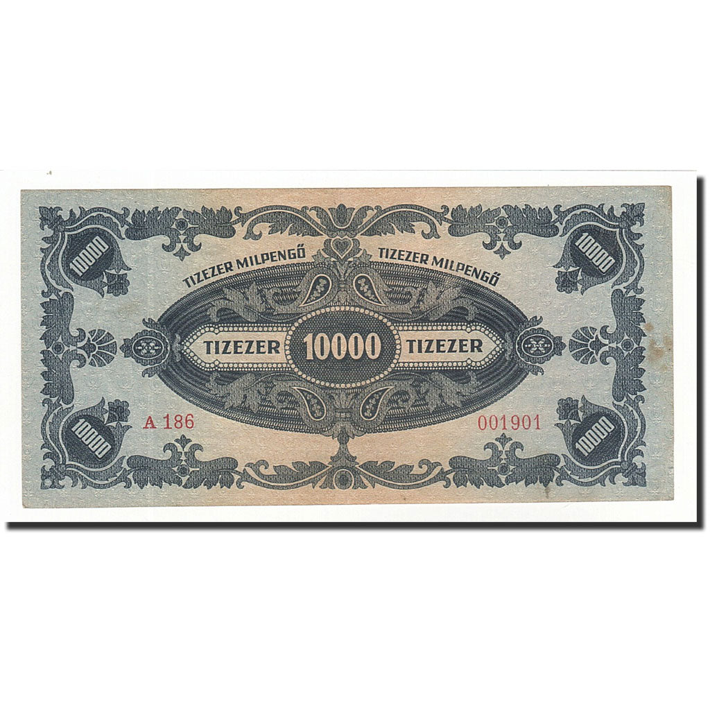 Banknote, Hungary, 10,000 Milpengö, 1946-04-29, KM:126, EF(40-45)