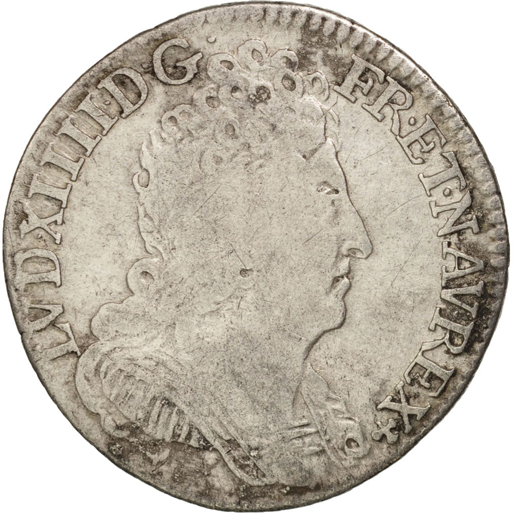 Coin, France, Louis XIV, 1/10 Écu aux 3 couronnes, 1/10 Ecu, 1714, Amiens