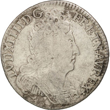 Coin, France, Louis XIV, 1/10 Écu aux 3 couronnes, 1/10 Ecu, 1714, Amiens