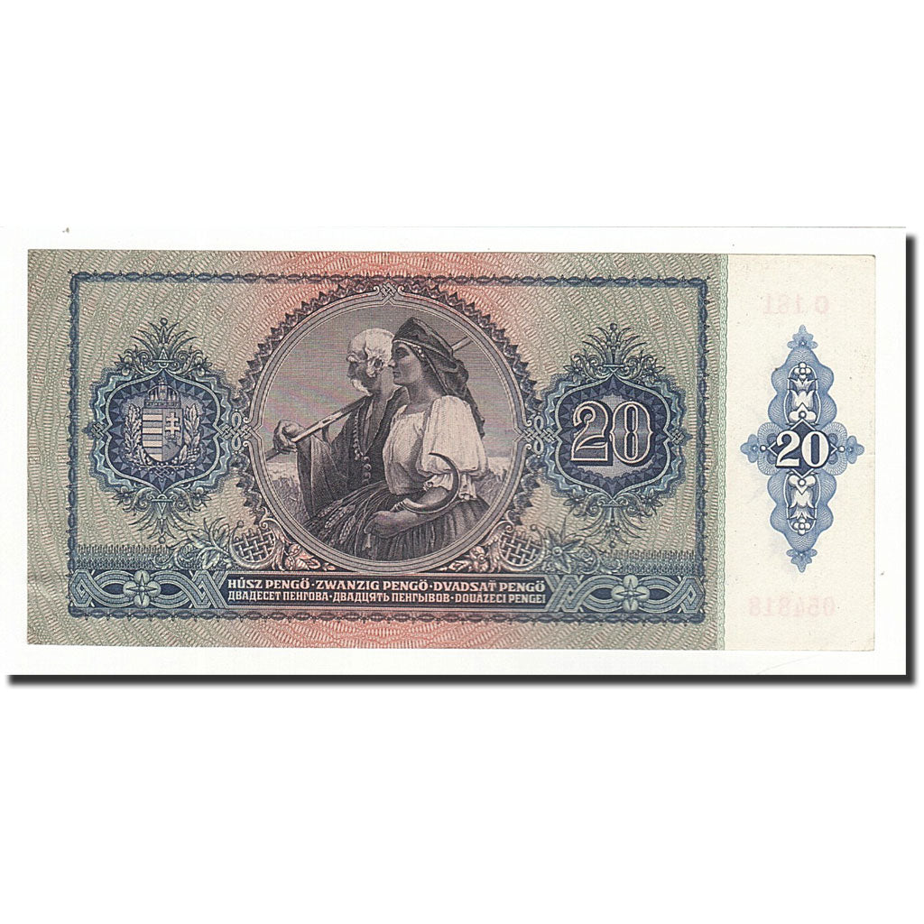 Hungary, 20 Pengö, 1941-01-15, KM:109, UNC(65-70)