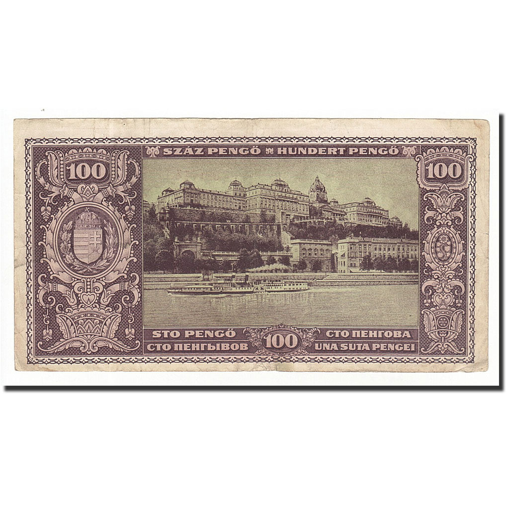 Banknote, Hungary, 100 Pengö, 1945-07-15, KM:111b, VF(20-25)