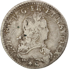 Coin, France, 1/6 Ecu, 1720, Paris, VF(20-25), Silver, Gadoury:297