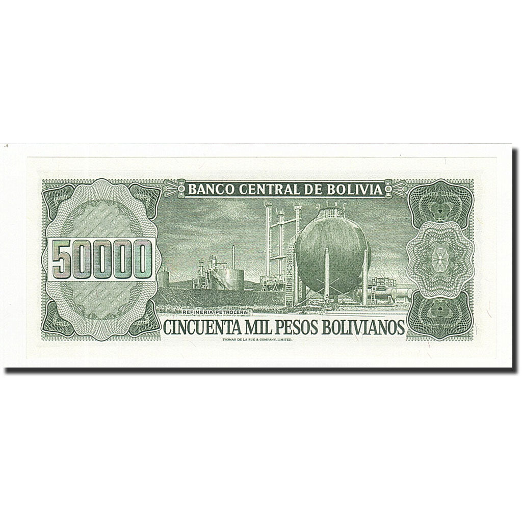 Geldschein, Bolivien, 50,000 Pesos Bolivianos, 1984-06-05, KM:170a, UNZ