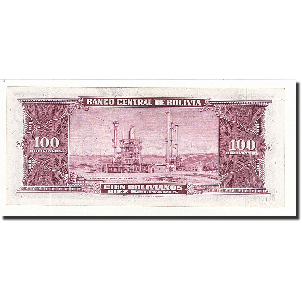 Geldschein, Bolivien, 100 Bolivianos, L.1945, KM:147, VZ