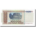Billete, 100,000 Rublei, 1996, Bielorrusia, KM:15a, UNC