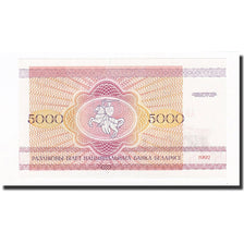 Billet, Bélarus, 5000 Rublei, 1992, KM:12, NEUF