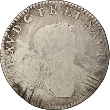 France, Louis XV, 1/6 Écu (XX – S) de France-Navarre, 1719 Reims, KM 440.18