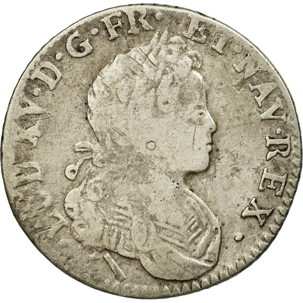 Münze, Frankreich, Louis XV, 1/6 Écu (XX – S) de France-Navarre, 20 Sols