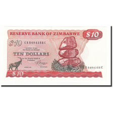 Geldschein, Simbabwe, 10 Dollars, 1983, 1983, KM:3d, UNZ