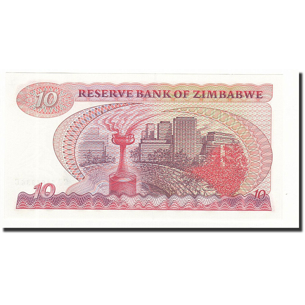 Banconote, Zimbabwe, 10 Dollars, 1983, KM:3d, FDS