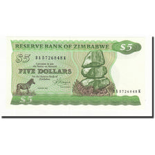 Banconote, Zimbabwe, 5 Dollars, 1983, KM:2c, FDS