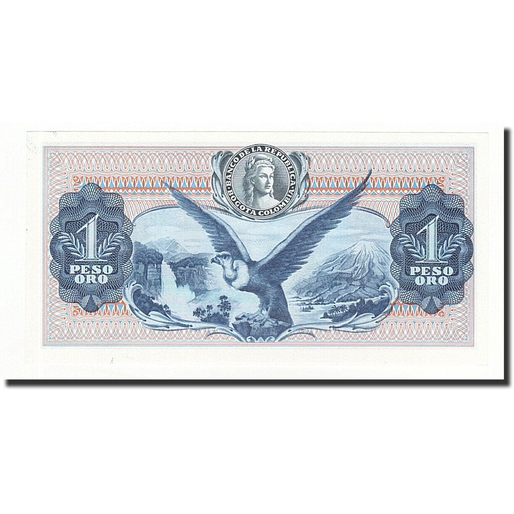 Banconote, Colombia, 1 Peso Oro, KM:404e, 1972-07-20, FDS